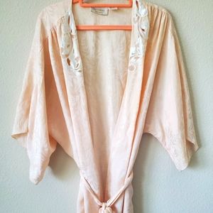 Vintage Victoria Secret Gold Label Silk Robe